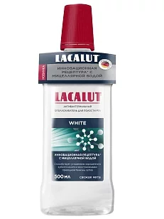 LACALUT White ополаскиватель для полости рта антибактериальный, 500мл