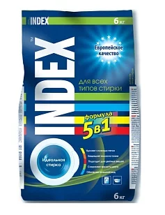 Index Стиральный порошок универсал, 6кг