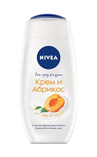Nivea Гель-уход д/душа Крем и Абрикос 250мл (6шт)