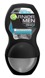 Garnier Део ролик мужской Эффект чистоты, 50мл