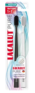 LACALUT Pure Зубная щетка medium 2шт