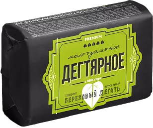 Аист Туалетное мыло Дегтярное 140г