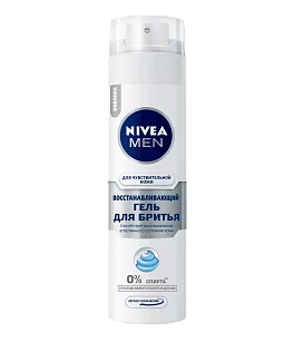 Nivea MEN Гель для бритья Восстанавливающий для чувствительной кожи, 200мл