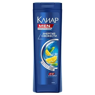 CLEAR MEN Шампунь Против перхоти Энергия свежести, 400мл