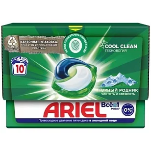 ARIEL Капсулы-гель Liquid Capsules Горный родник 10шт