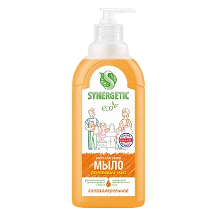 SYNERGETIC Жидкое мыло Фруктовый микс, 500мл