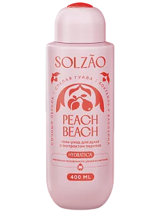Solzao Гель для душа Peach Beach с экстрактом персика 400мл
