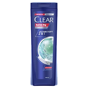 CLEAR MEN Шампунь Против перхоти 2в1 Активспорт, 200мл