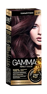 GAMMA PERFECT COLOR Стойкая крем-краска 4.57 Темный, рубин