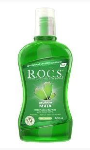 R.O.C.S. Ополаскиватель Двойная мята, 400мл