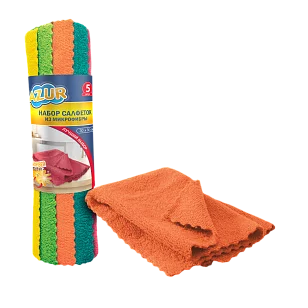 AZUR Салфетка из микрофибры 30х30см 5шт