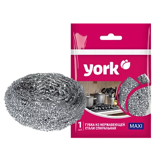 YORK Губка стальная спиральная Макси