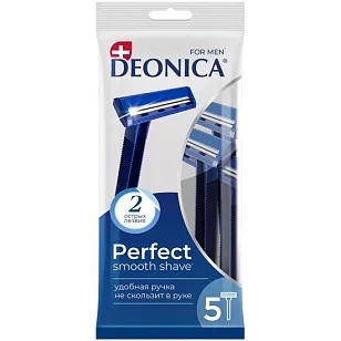 DEONICA 2 FOR MEN STANDART Станки одноразовые 5шт