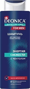 DEONICA FOR MEN Шампунь Защита от потери волос 380мл*