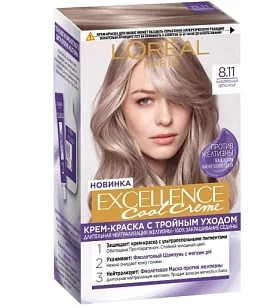 Excellence Cool Краска д/волос 8.11 Светло русый