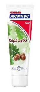 Новый жемчуг Зубная паста Кора Дуба, 100мл