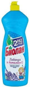 Биолан Жидкость для посуды Лаванда и Витамин Е, 900мл