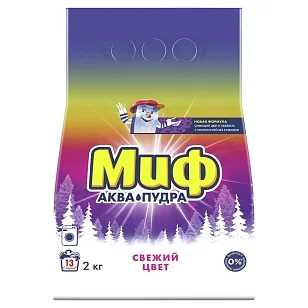 МИФ Стиральный порошок Автомат 3в1 Cвежий цвет, 2кг