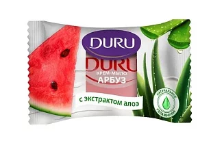 DURU Крем-мыло Арбуз и экстракт Алоэ 80г*