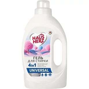 HausHerz Гель для стирки Universal 1,3л