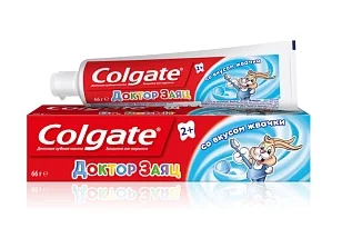 Colgate Зубная паста детская Доктор заяц вкус жвачки, 50мл
