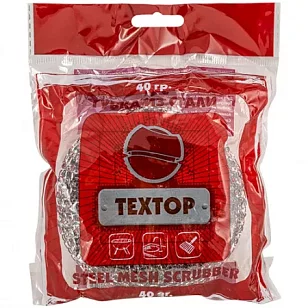 Textop Губка для посуды стальная MEGA 40г /120