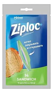 Ziploc Пакеты для бутербродов 14шт