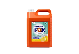 SYNERGETIC SMART FOX Средство д/мытья посуды Сочный лимон 5л