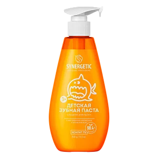 SYNERGETIC Зубная паста детская Сладкий апельсин 240г