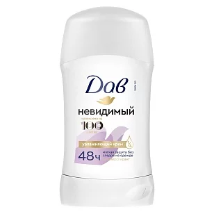 DOVE Део стик Невидимый, 40мл