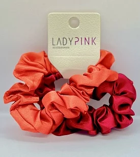 LADY PINK Набор резинок Material красных больших, 2шт