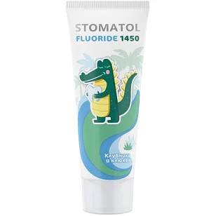 STOMATOL Зубная паста детская 2-12 лет Fluoride 1450ppm 50г
