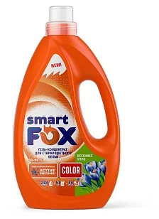 SYNERGETIC SMART FOX Средство д/стирки COLOR Весеннее утро гель 2,04л