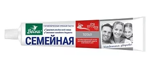 Весна Семейная Зубная паста б/ф, 90г