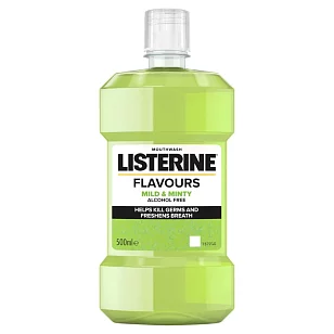 LISTERINE Ополаскиватель д/полости рта Flavours Mild&Minty 500мл