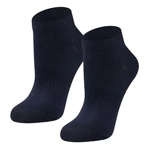 RuSocks Носки укороченные гладкие жен. т.синие 23-25р-р
