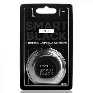 Revyline PTFE SMART BLACK EDITION Зубная нить вощеная мятная 30м