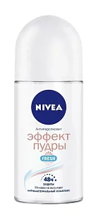 Nivea Део ролик Эффект пудры Fresh, 50мл