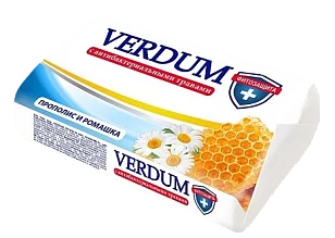 Verdum Туалетное мыло Прополис и ромашка 90г