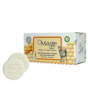 Mage Туалетное мыло с Козьим молоком и медом 8*20г