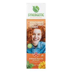 SYNERGETIC Зубная паста Комплекс-формула 7в1 100г