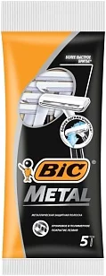 BIC Metal Станки д/бритья мужские одноразовые 5шт