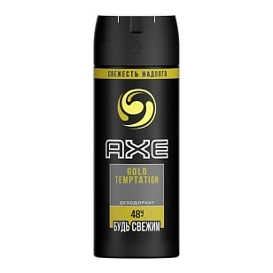 AXE Део спрей Голд Темптейшн, 150мл