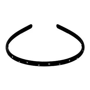 LADY PINK Ободок для волос Thin черный, тонкий