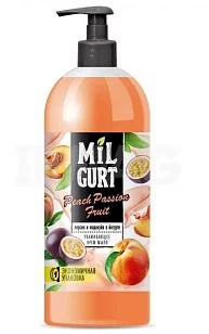 Milgurt Жидкое крем-мыло Персик и маракуйя в йогурте, 860мл