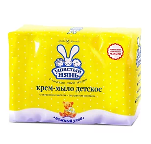 Ушастый нянь Крем-мыло с ромашкой, 4x100г