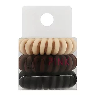 LADY PINK Набор резинок-пружинок SLINKY BOX цветные, 3шт