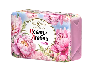Невская Косметика Туалетное мыло Цветы любви Пион 90г