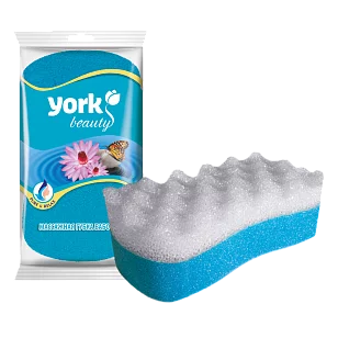 YORK Губка для тела массажная Бабочка