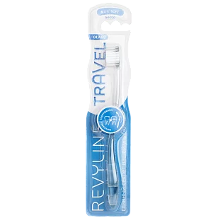 Revyline S4000 Travel Glass Зубная щётка голубая мягкая